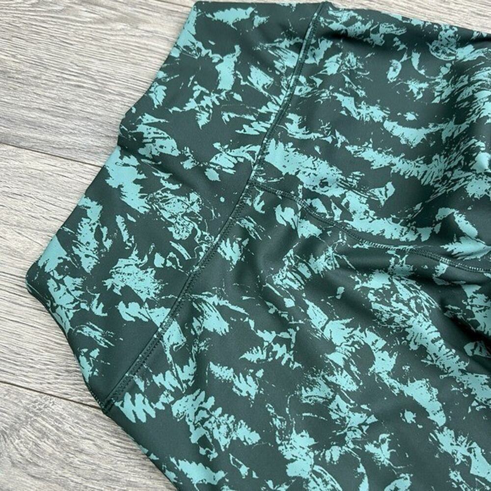 Nike Leggings Womens Vintage Green Speckled‎ High Waisted 7/8 Printed Small NWT - Picture 8 of 10